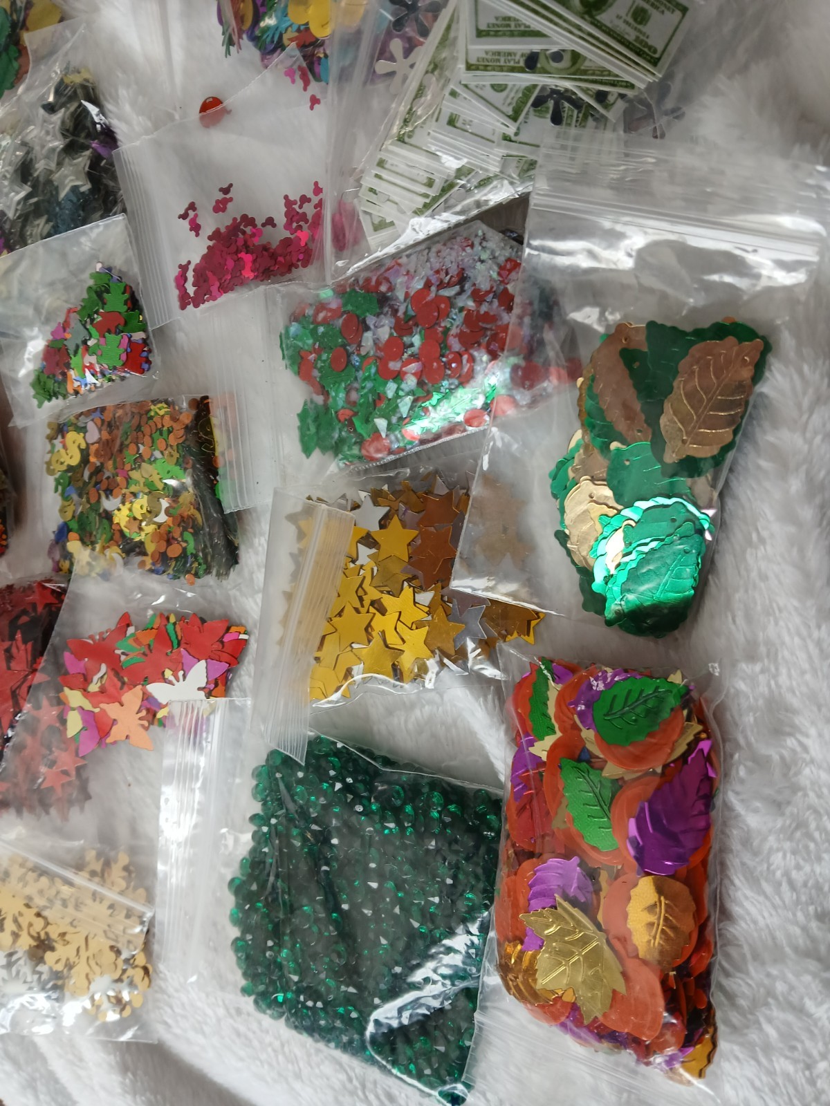Lot – Multi Packs of Confetti Scatters Variety Stars Hearts Mickey Numbers etc