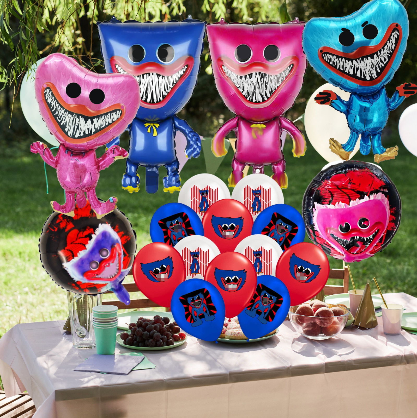 Hugggy Wugggy Party Supplies happy birthday centerpiece decoration cup plate