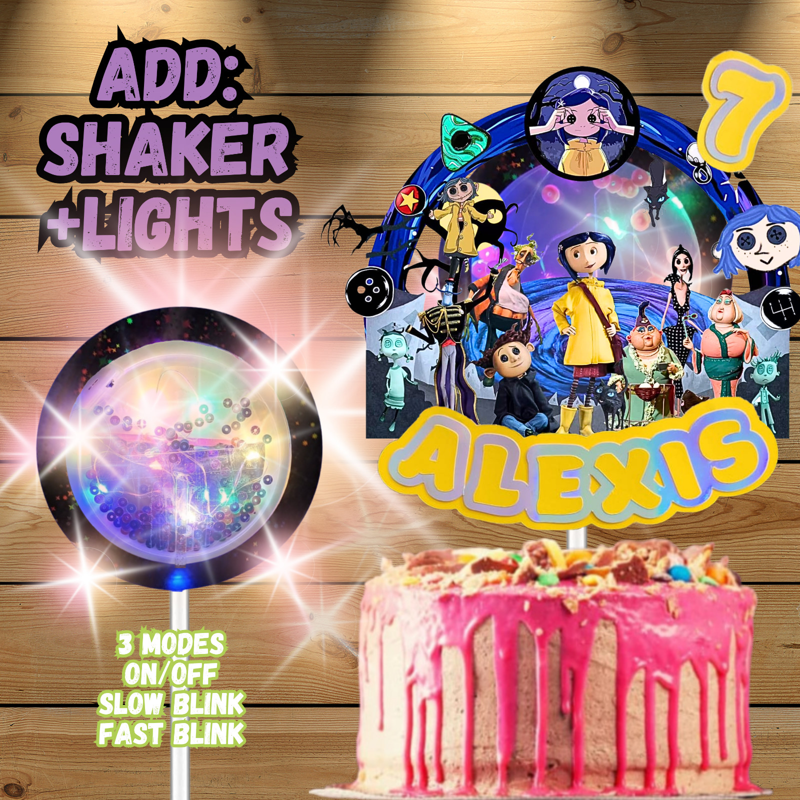 CORALINE birthday party supplies favor centerpiece decoration event theme