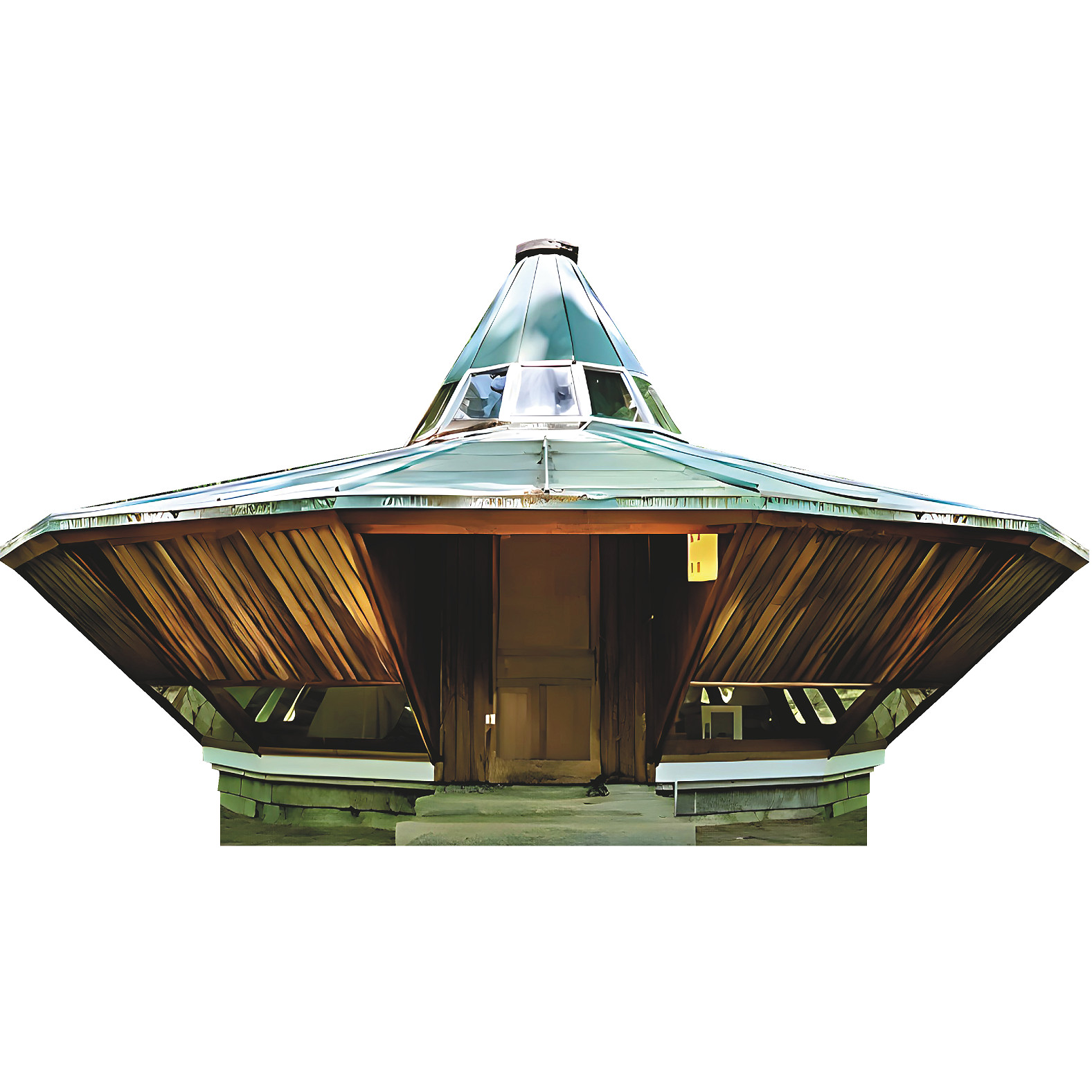 H13549 Jackie Gleason UFO Mothership Space Ship House Cardboard Cutout Standee