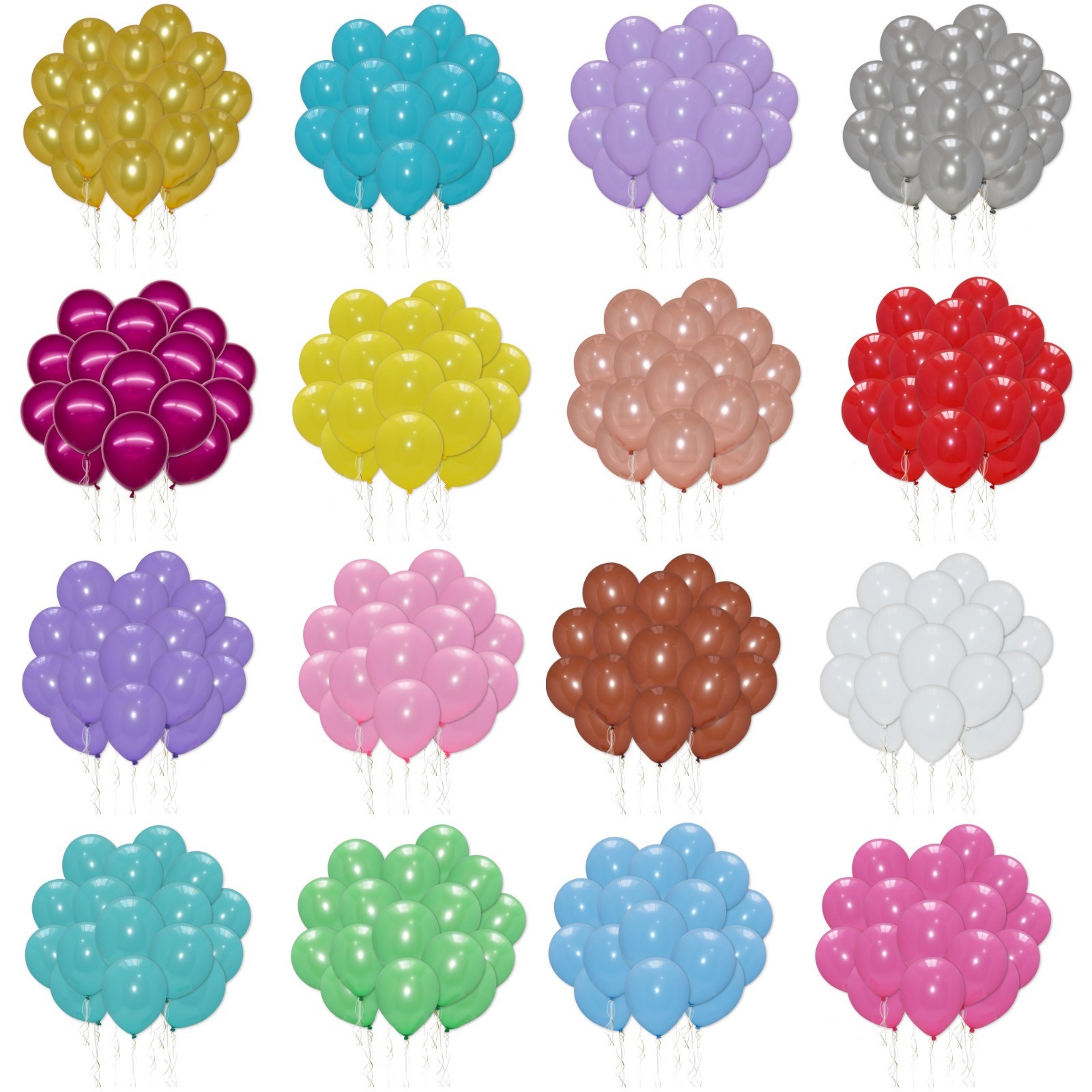 10 X10″ LATEX PLAIN BALLOON HIGH QUALITY BALOON BIRTHDAY PARTY WEDDING PARTYS