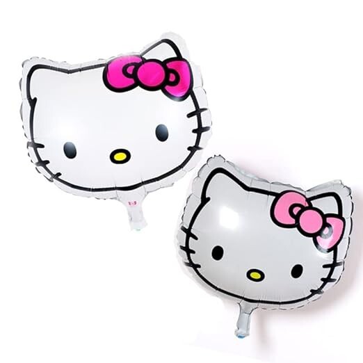 1 pc Hello Kitty Foil Balloon Birthday Party Theme Decoration Supply Accessories