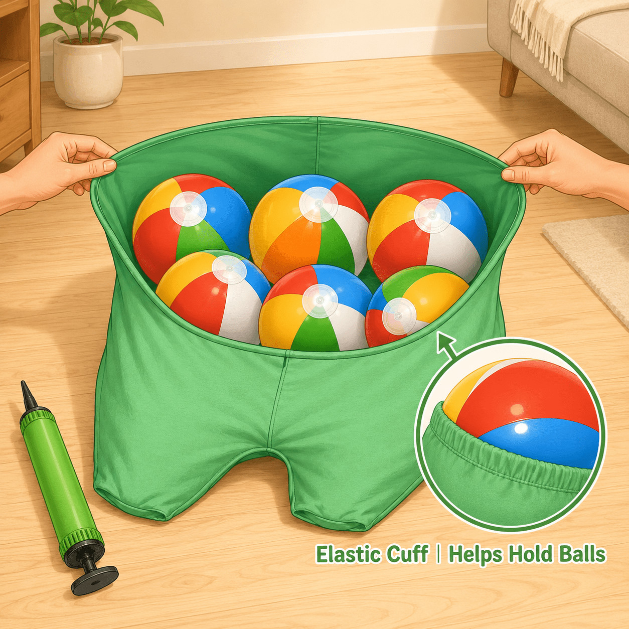 Extra Large Elastic Game Pants Set
