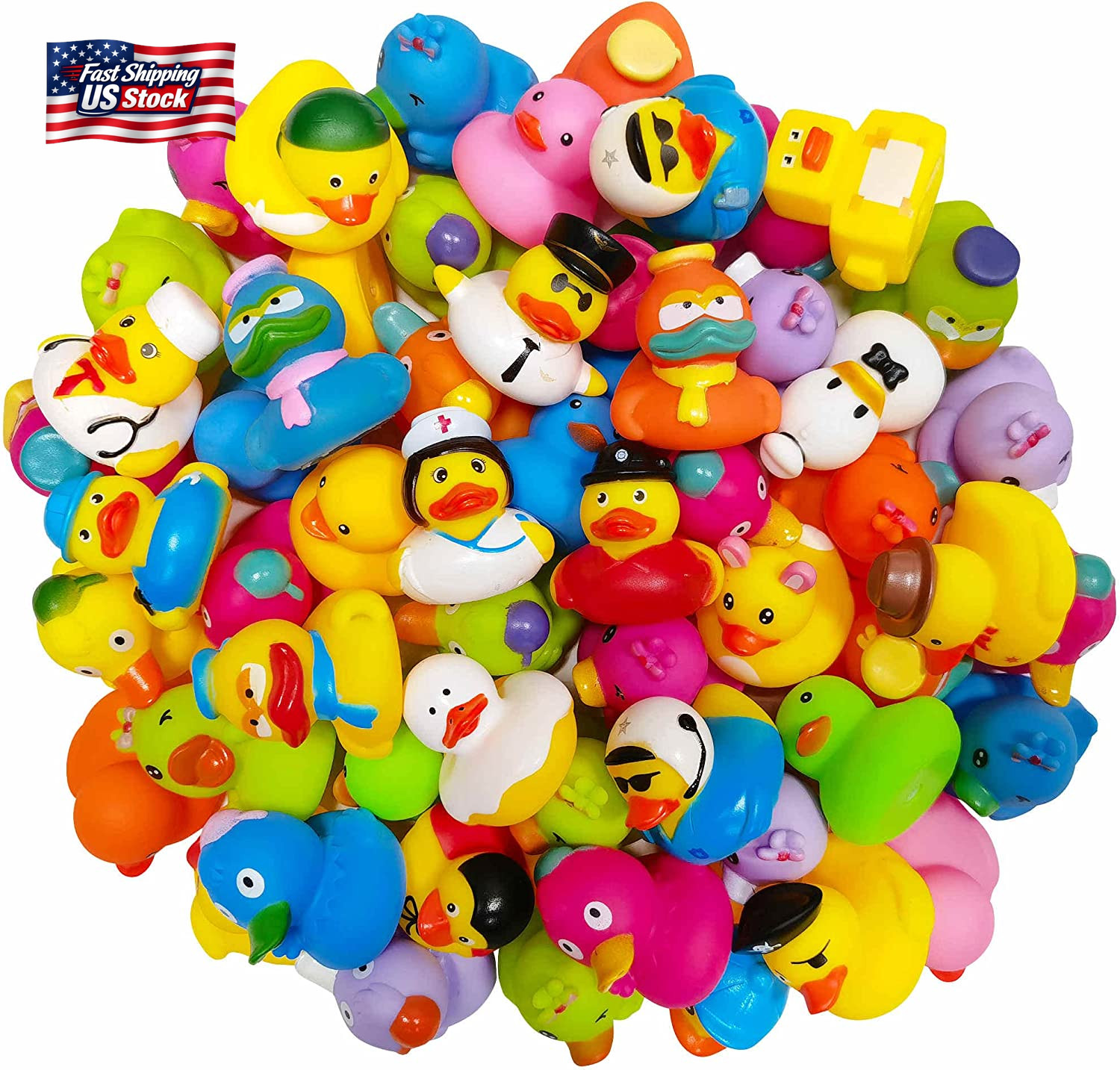 Arttyma Rubber Ducks in Bulk,Assortment Duckies for Jeep Ducking Floater Duck Ba