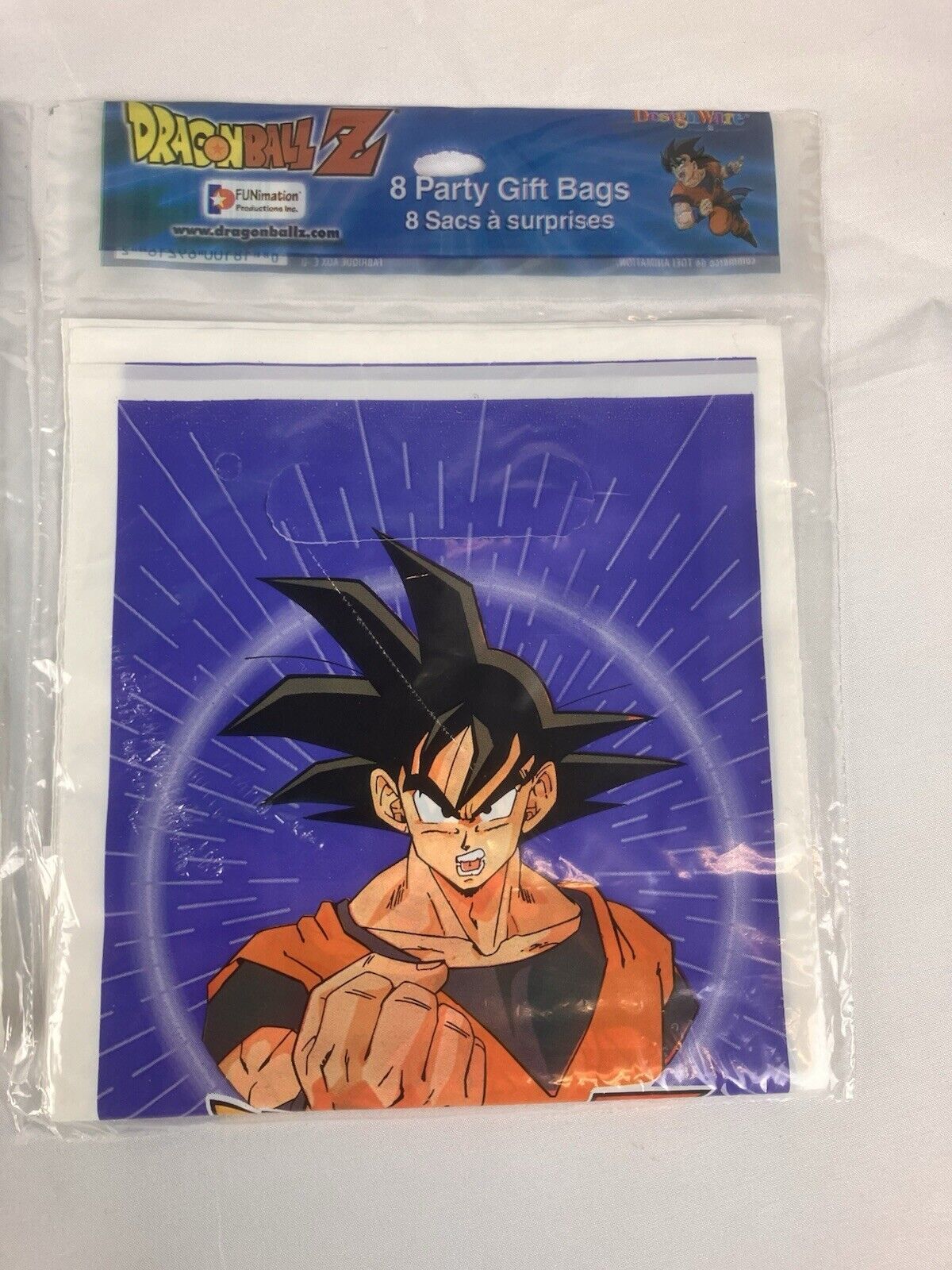 Dragon Ball Z Party Gift Bags 24 Count – 3 Sets of 8 DBZ Kids Birthday Party New