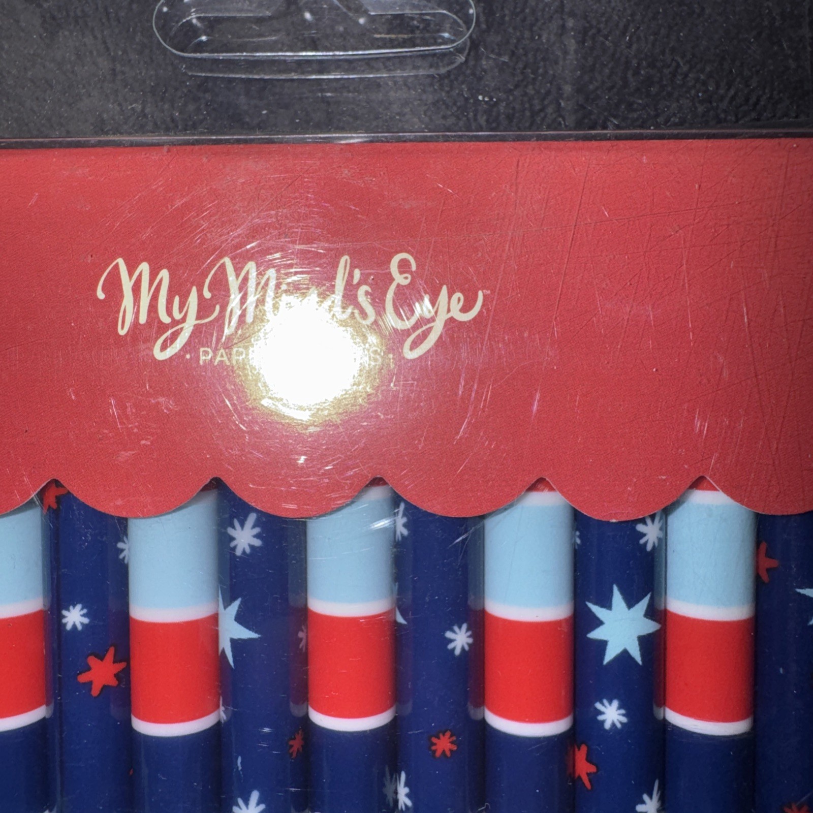 12 Pk Reusable Straws Patriotic Sip Sip Hooray By My Minds Eye Paper Goods