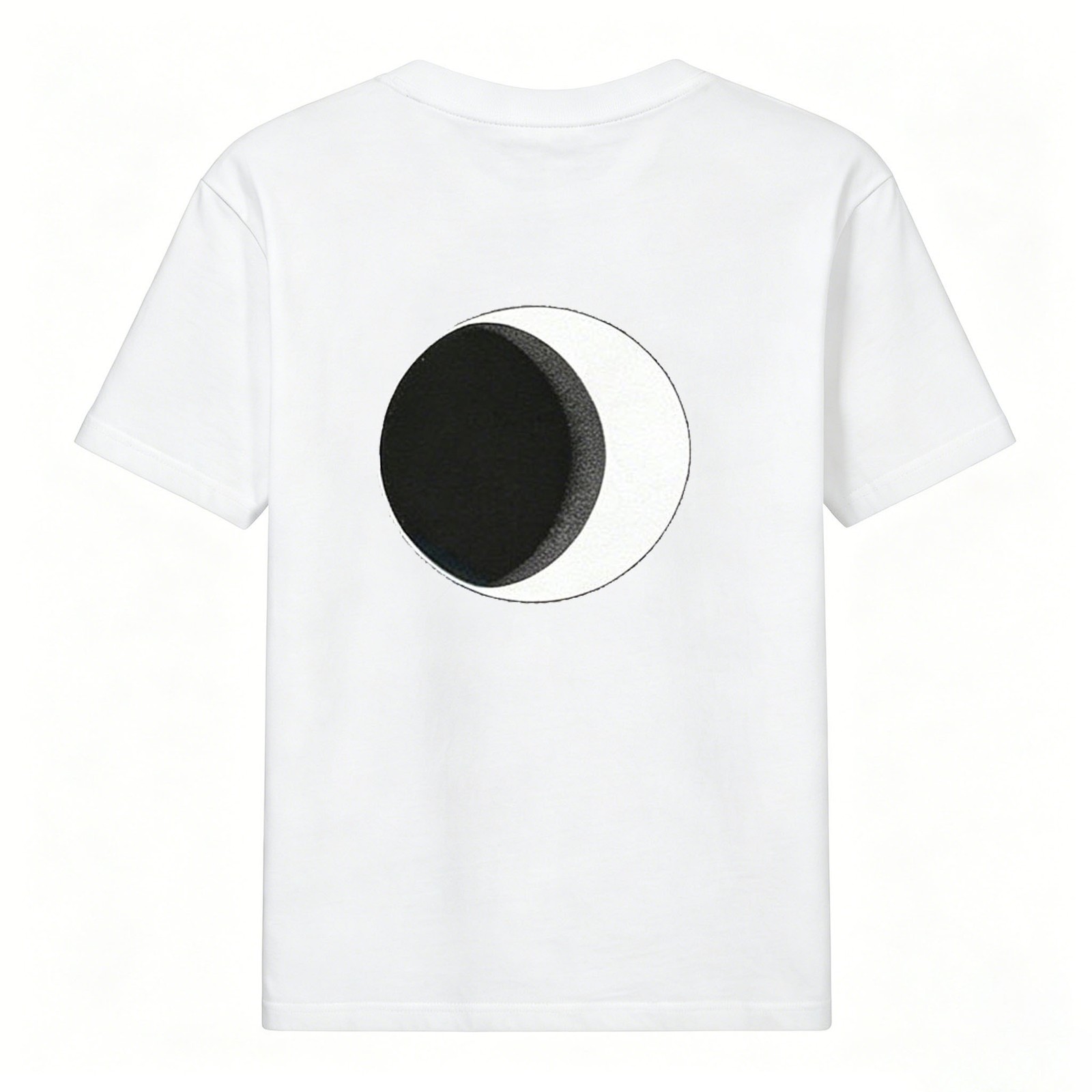 Hollowmark Custom Dark Graphic Tee Back Print Black White S-5XL Casual Shirt