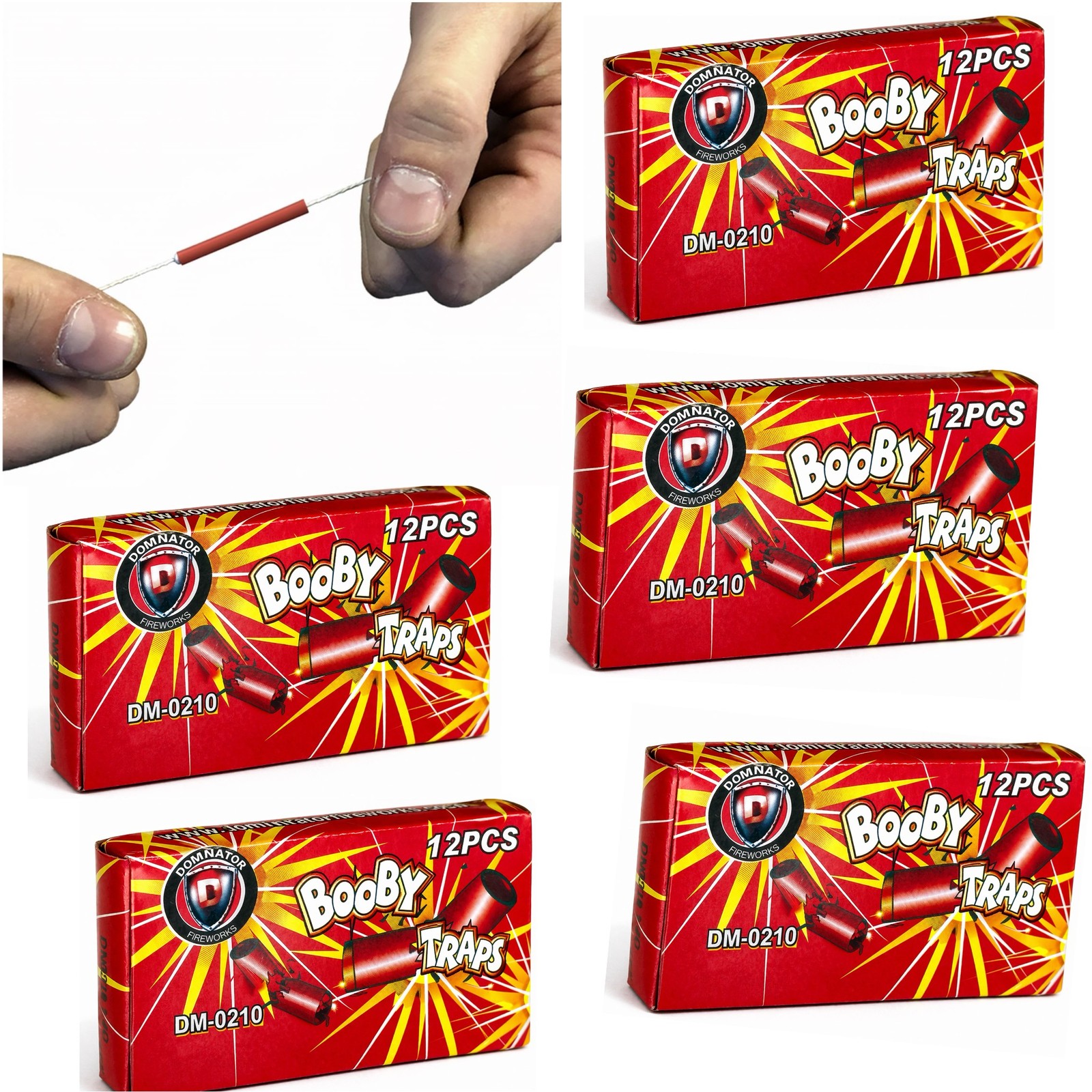 5-PACK – 60 BOOBY TRAP STRINGS 💥 Funny Classic Novelty Joke Gag Prank Gift