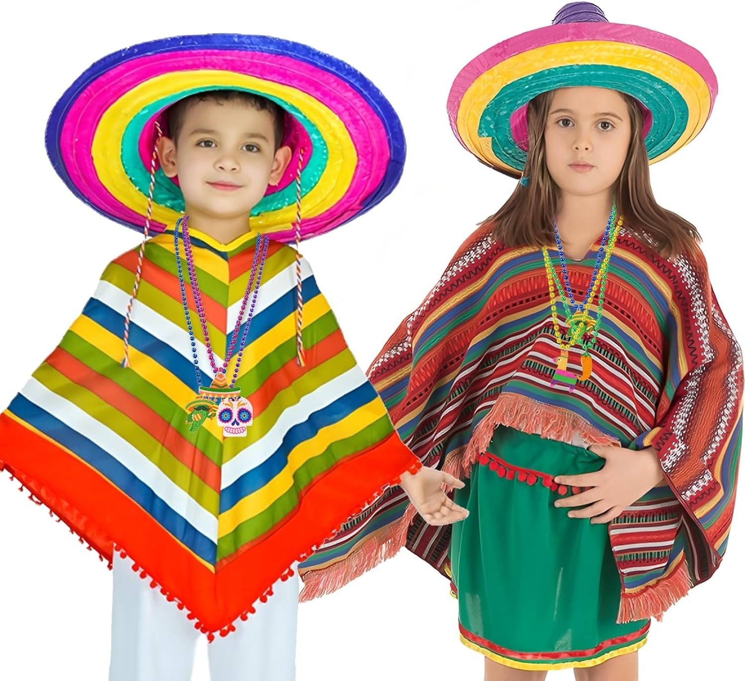 Fiesta Beaded Necklaces 20pcs Cinco De Mayo Party Favors Mexican Celebration …