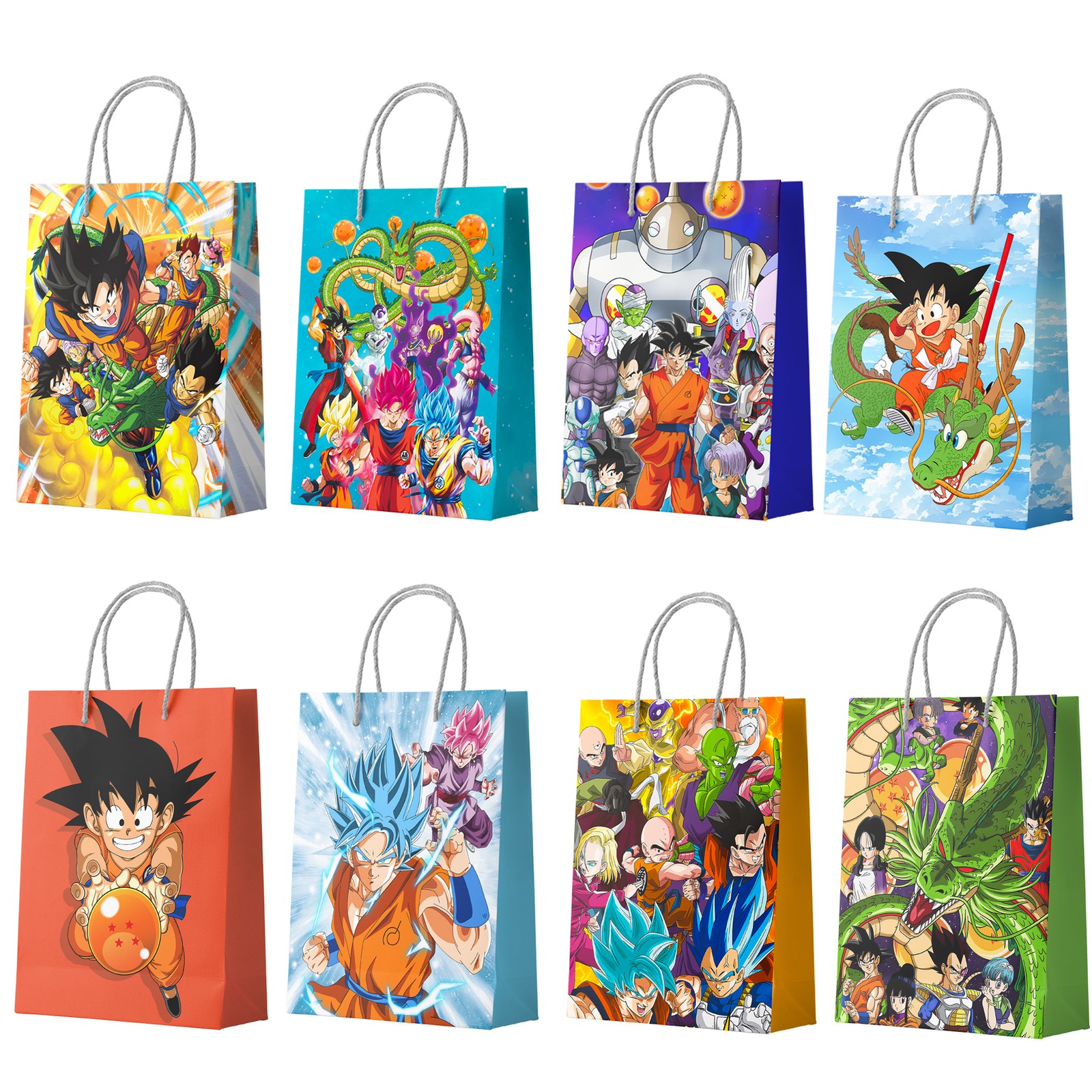 24 Dragon Ball Z Party Bag,Dragon Ball Z Birthday Gift Pack Candy Bag Loot Bags