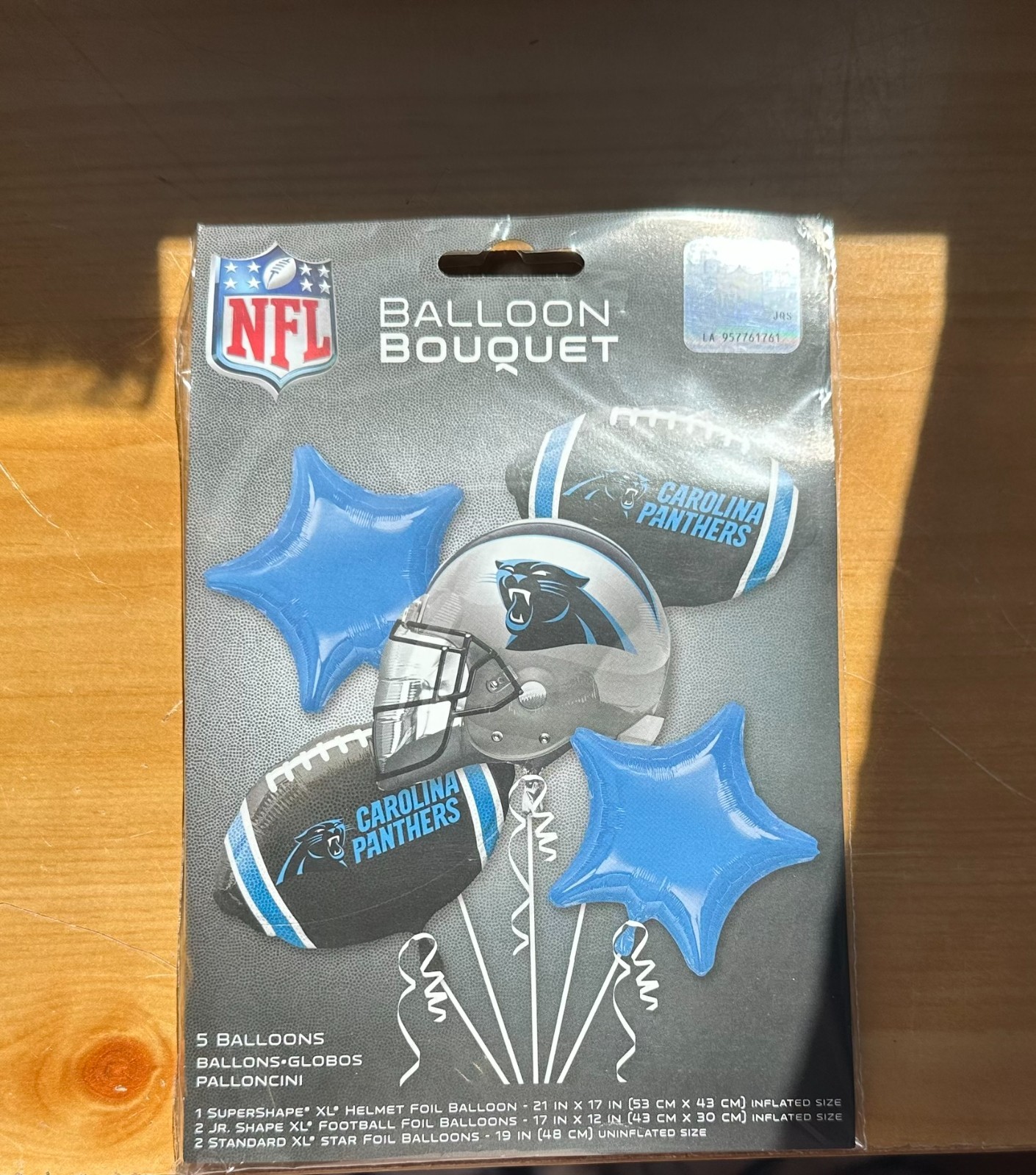 NFL 5 Piece Mylar Foil Balloon Bouquet