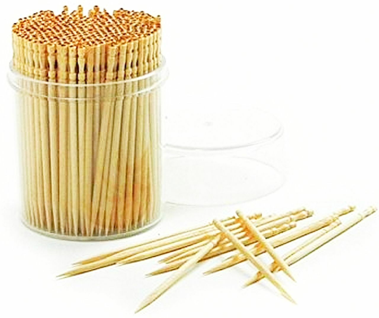 250 DIAMOND L’Elegance rOund WOOD Elegance TOOTHPICKS 2.5″ Elegant wooden Picks