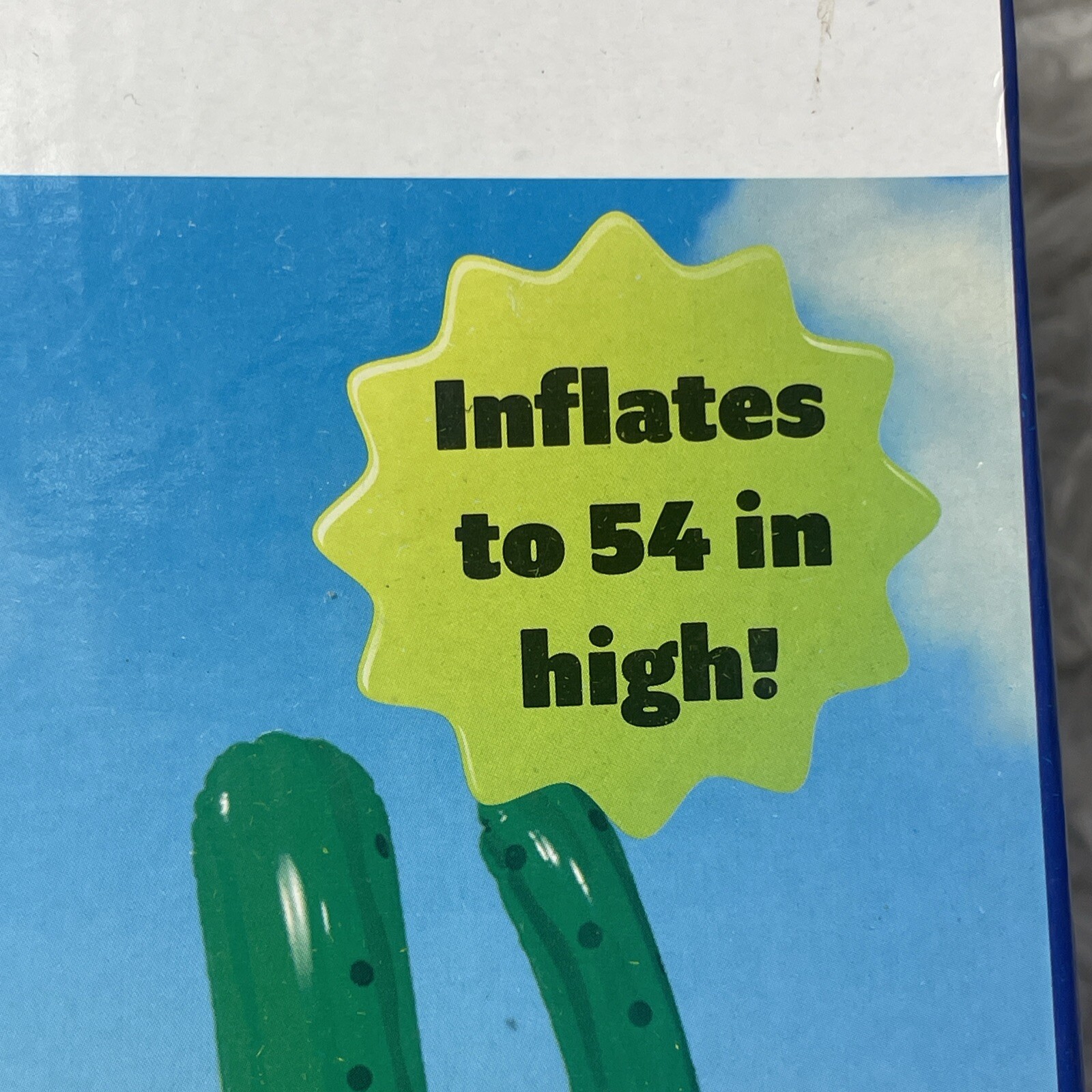Inflatable Cactus Limbo Game 54” Backyard Party Kids Adults Beach Pool Summer