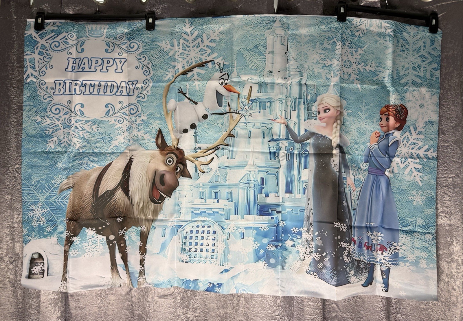 NEW 183Pcs Frozen/Frozen 2 Birthday Party Decor Banner Backdrop Balloons Toppers