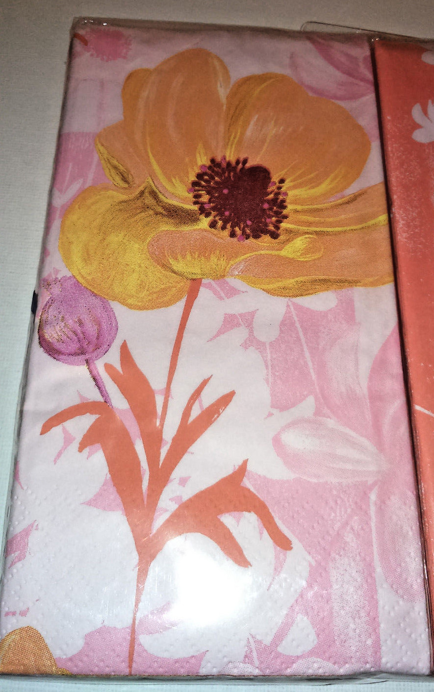 TWIN PACK 2 Designs 20 Paper Napkins CONTEMPORARY FLOWERS TEA PARTY ANEMONE 3ply