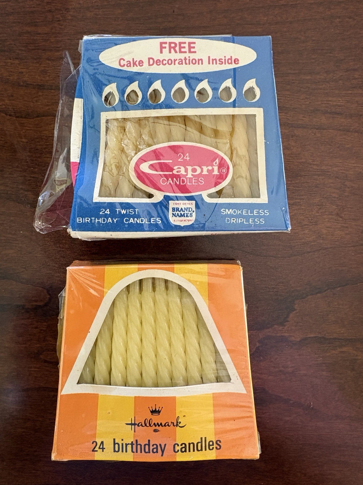 Lot Of Vintage Hand Dipped Birthday Candles And Candle Holders For Cake NEW