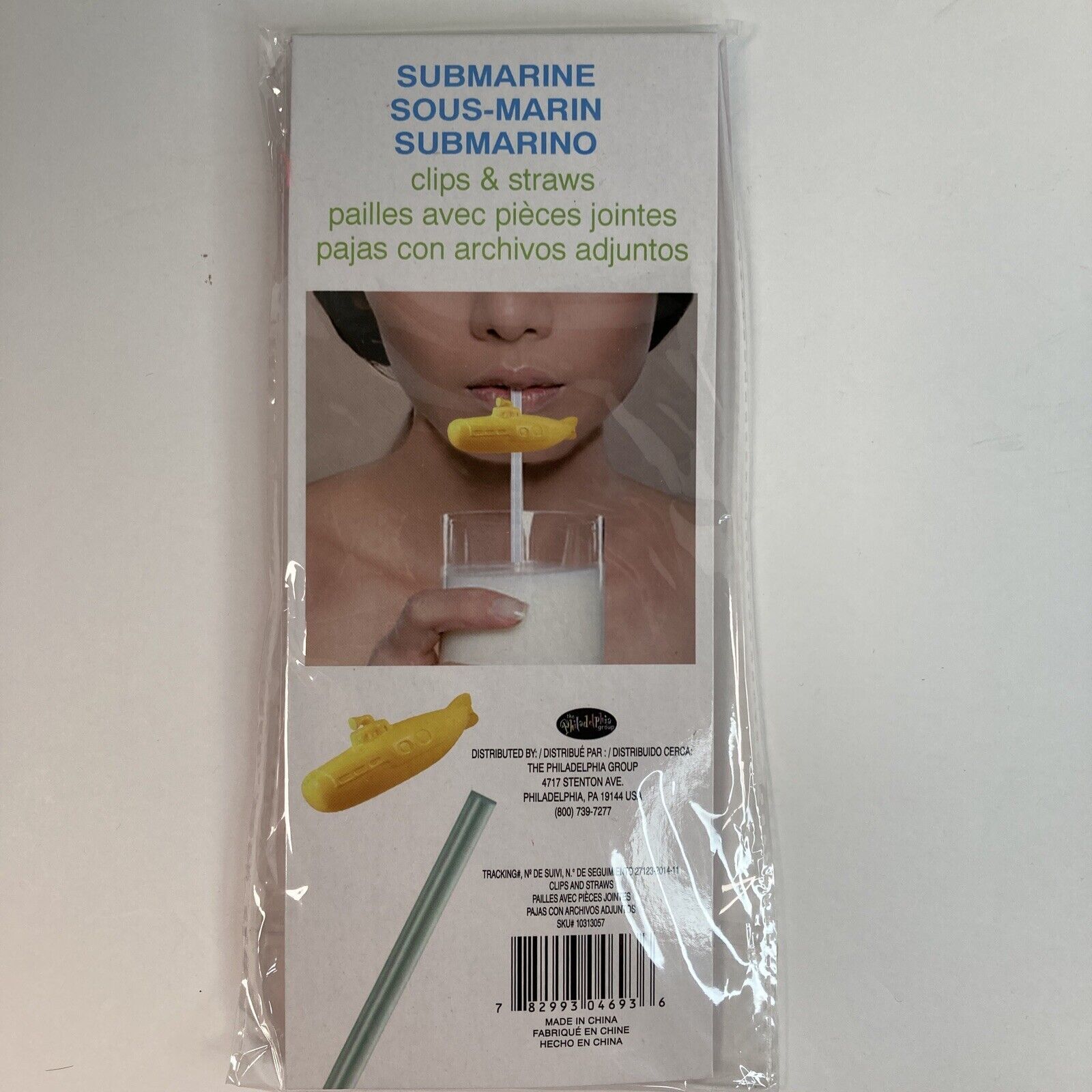 Submarine Straws Package of 12 Pcs Party Favors Event Birthday Reusable Clips