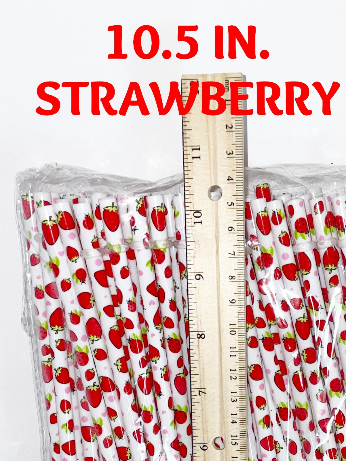 PATTERNED STRAWS, Dots, Checks, Flowers, Chevron, Fruit, Reusable, BPA Free