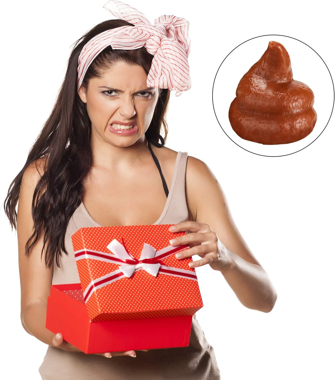 8 Pcs Fake Poop Realistic Dog Poop Toy Fake Turd Adult Gags and Practical