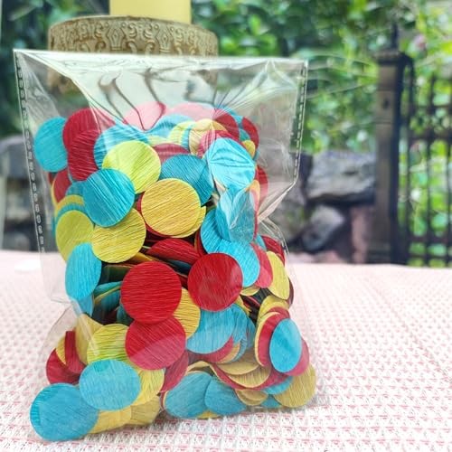 Carnival Circus Table Confetti Red/Yellow/Blue 1 Inch
