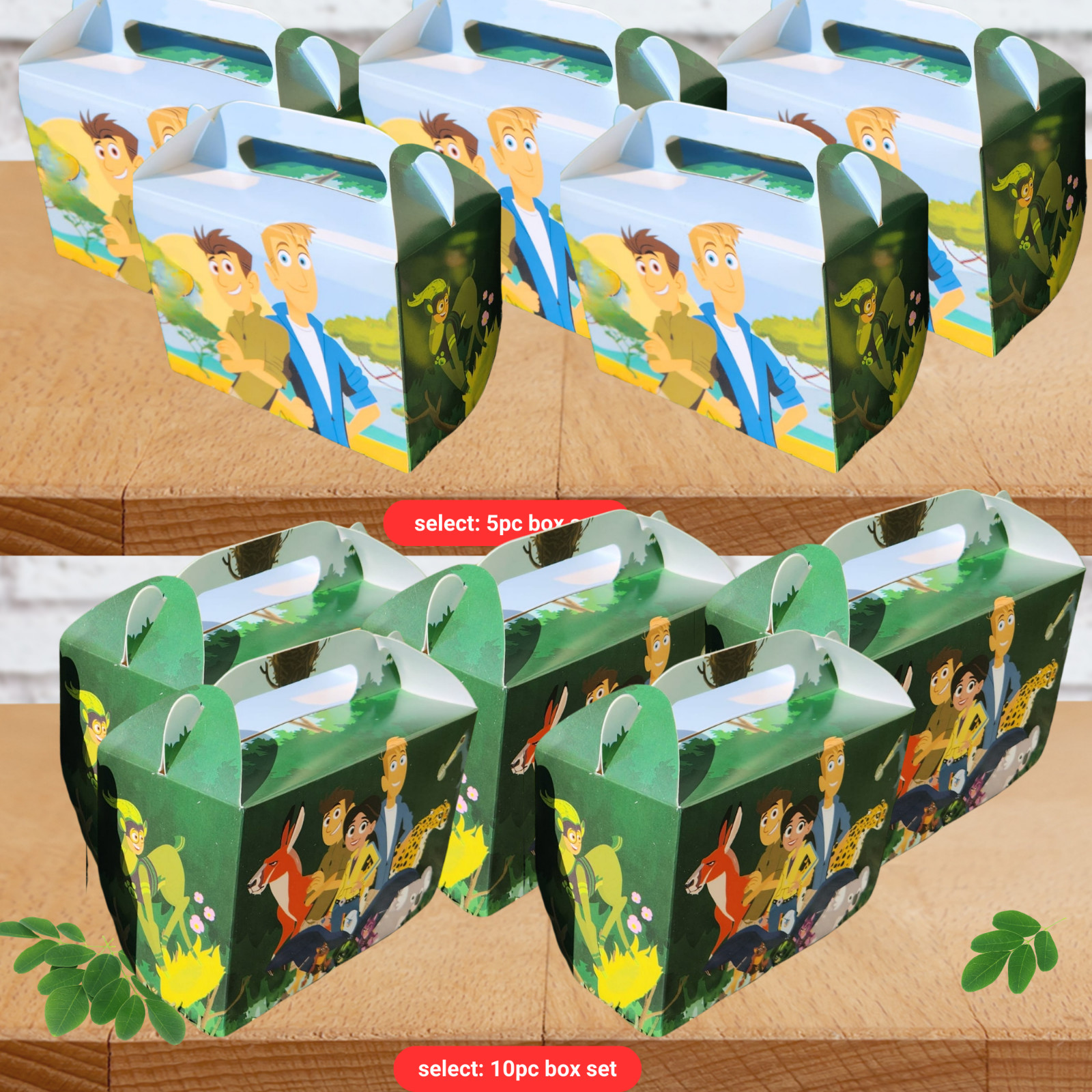 WILD KRATTS TABLEWARE birthday party supplies favor centerpiece decoration theme