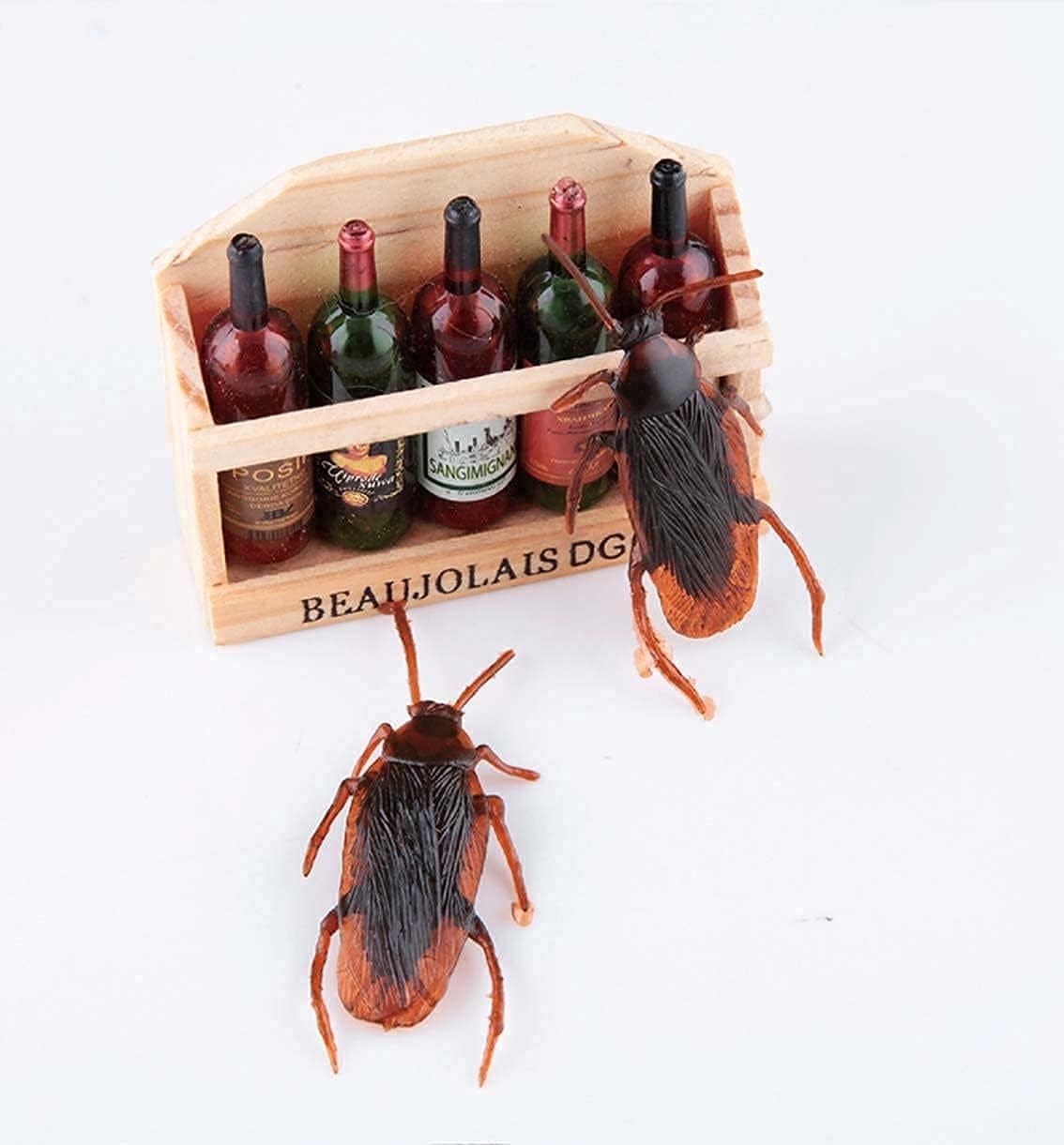 Prank Fake Roaches, Favorite Trick Joke Toys Look Real, Scary Insects Realistic