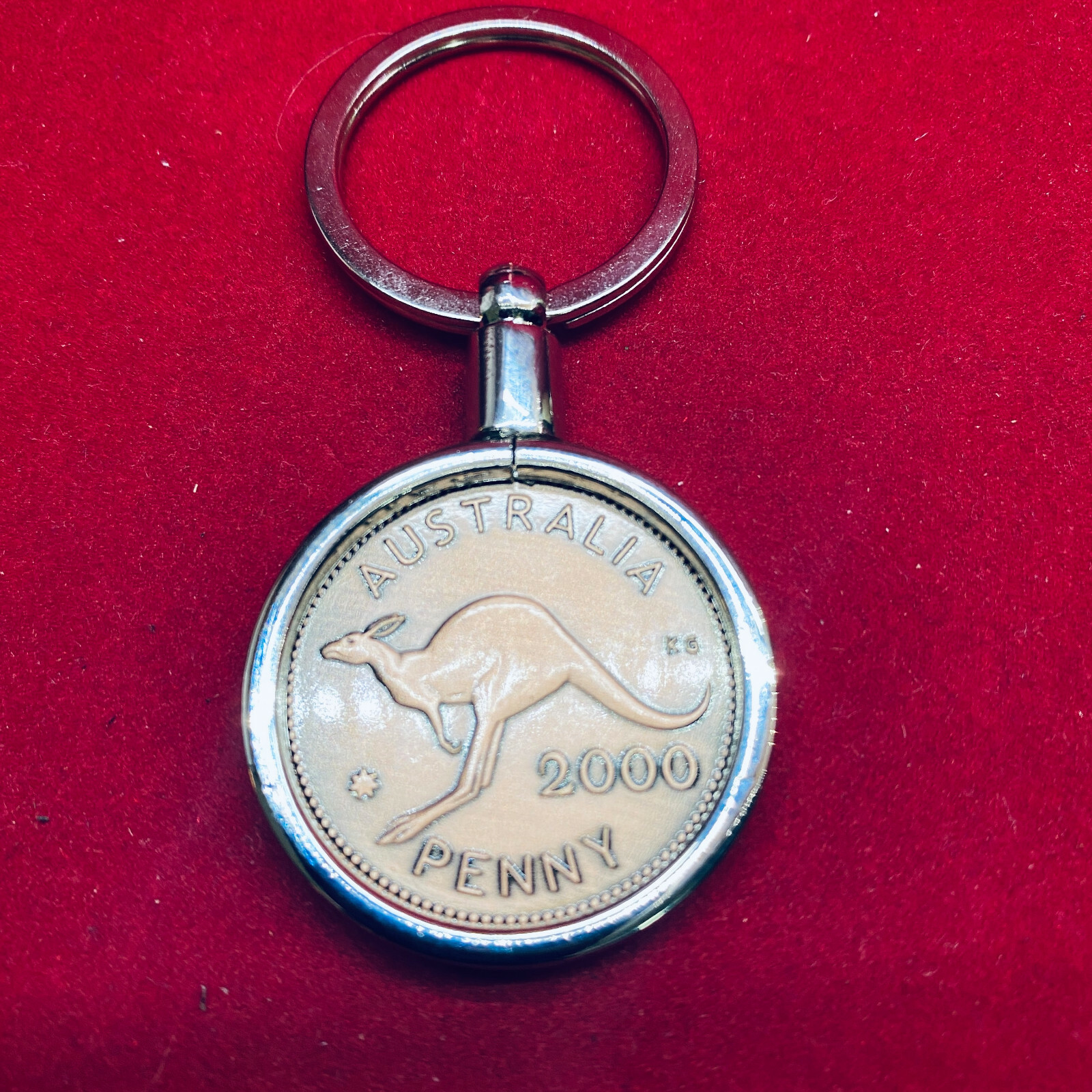 21st Birthday Anniversary Gift Present 2003 Australian Penny Keyring Key ring