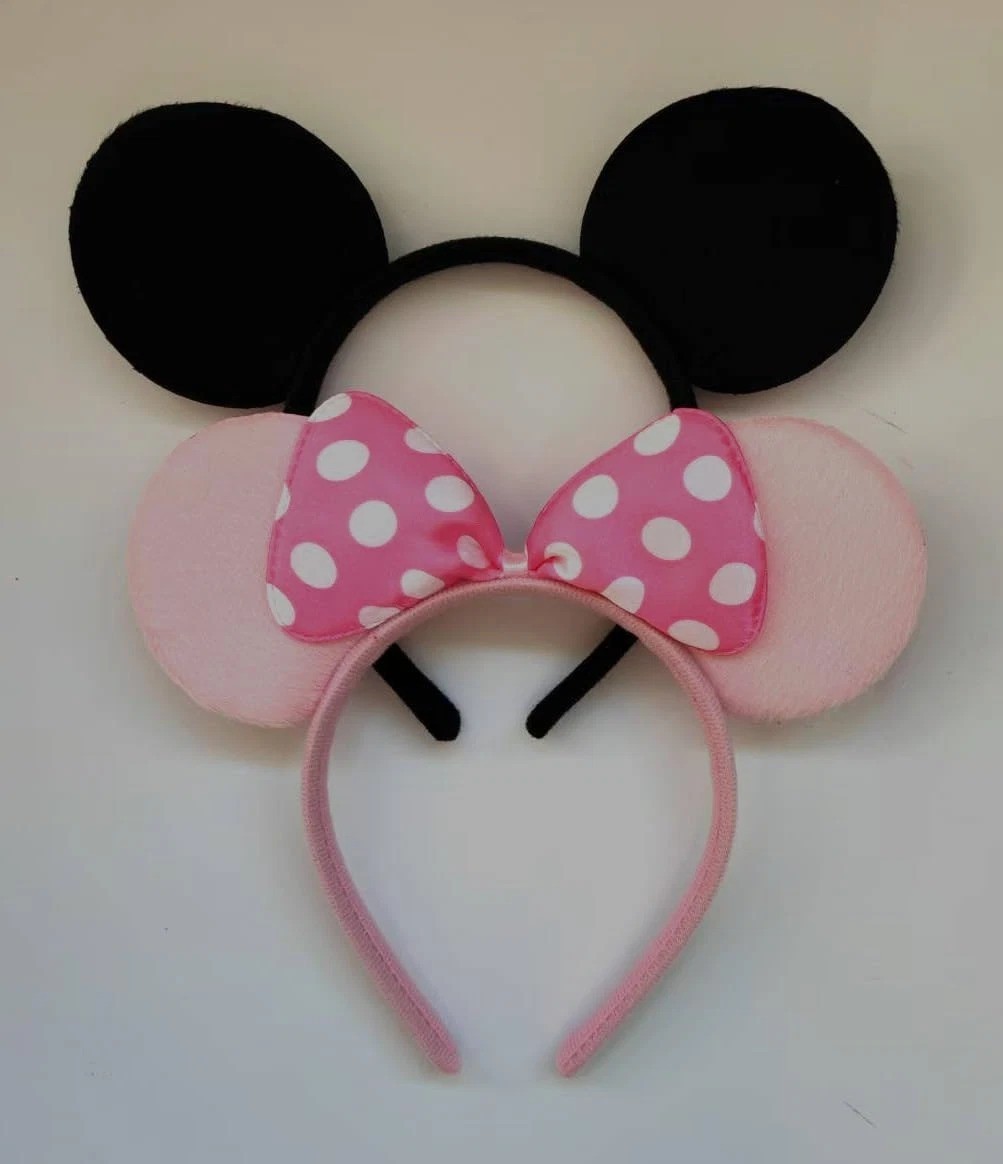 20 PCS Mouse Ears Headbands for Birthday Party Theme Park Costume Play Celebrati