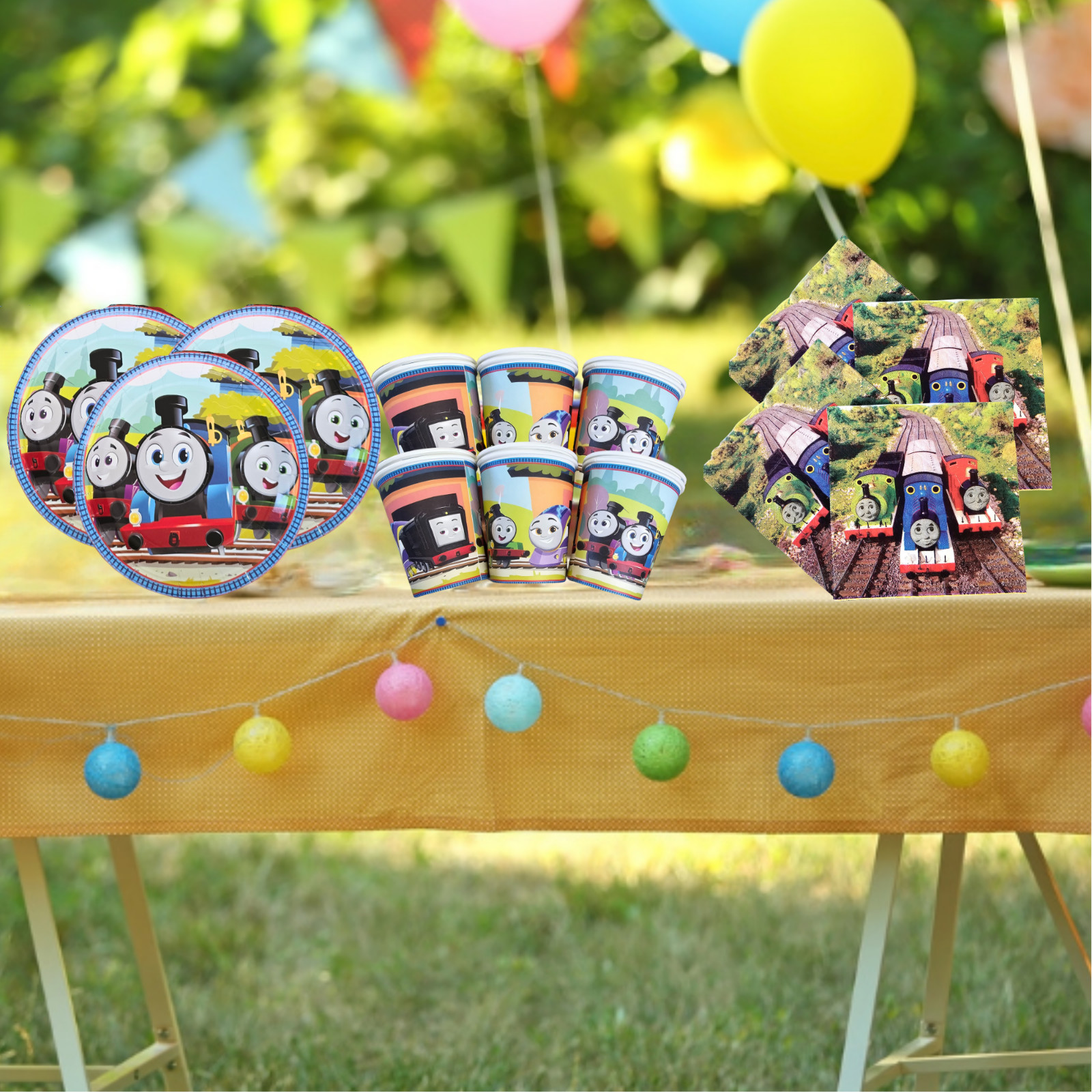 THOMAS TRAIN birthday party supplies favor centerpiece decoration event balloon