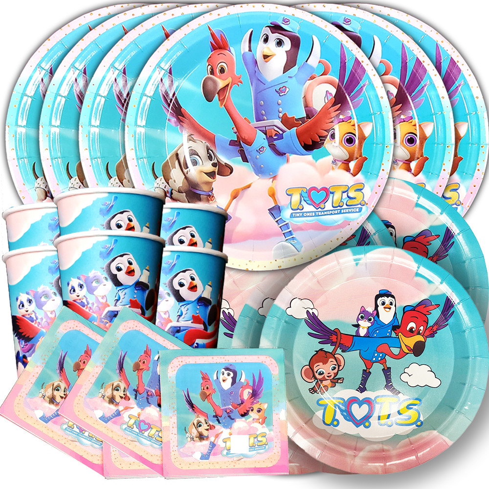 TOTS plate cup birthday party supplies favor centerpiece decoration event theme