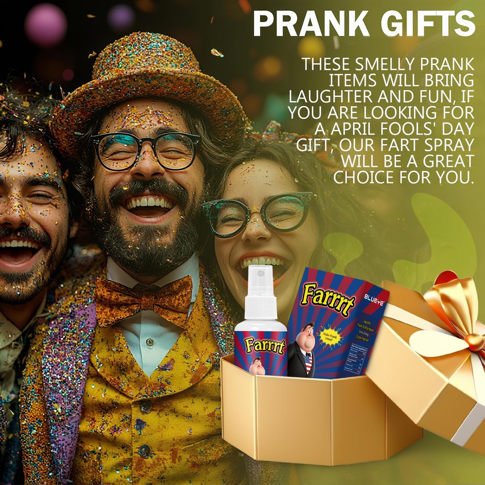 2Packs Fart Spray Extra Strong,Potent Smell Like Fart Bomb,Hilarious Gag Gift…