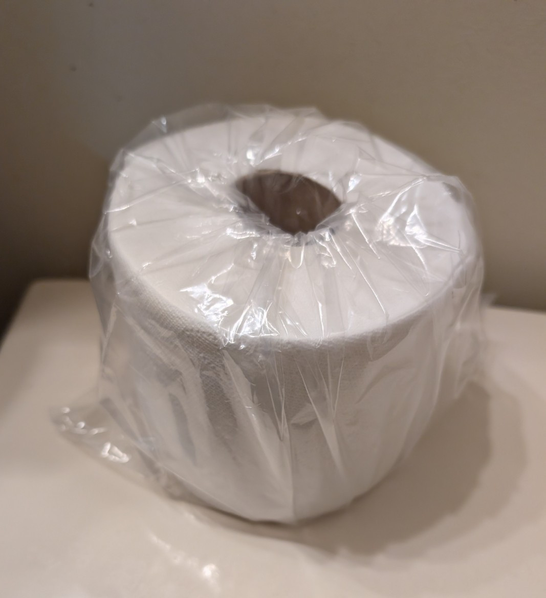 Embroidered toilet paper roll “ Royal Flush” Party Gag Gift decor