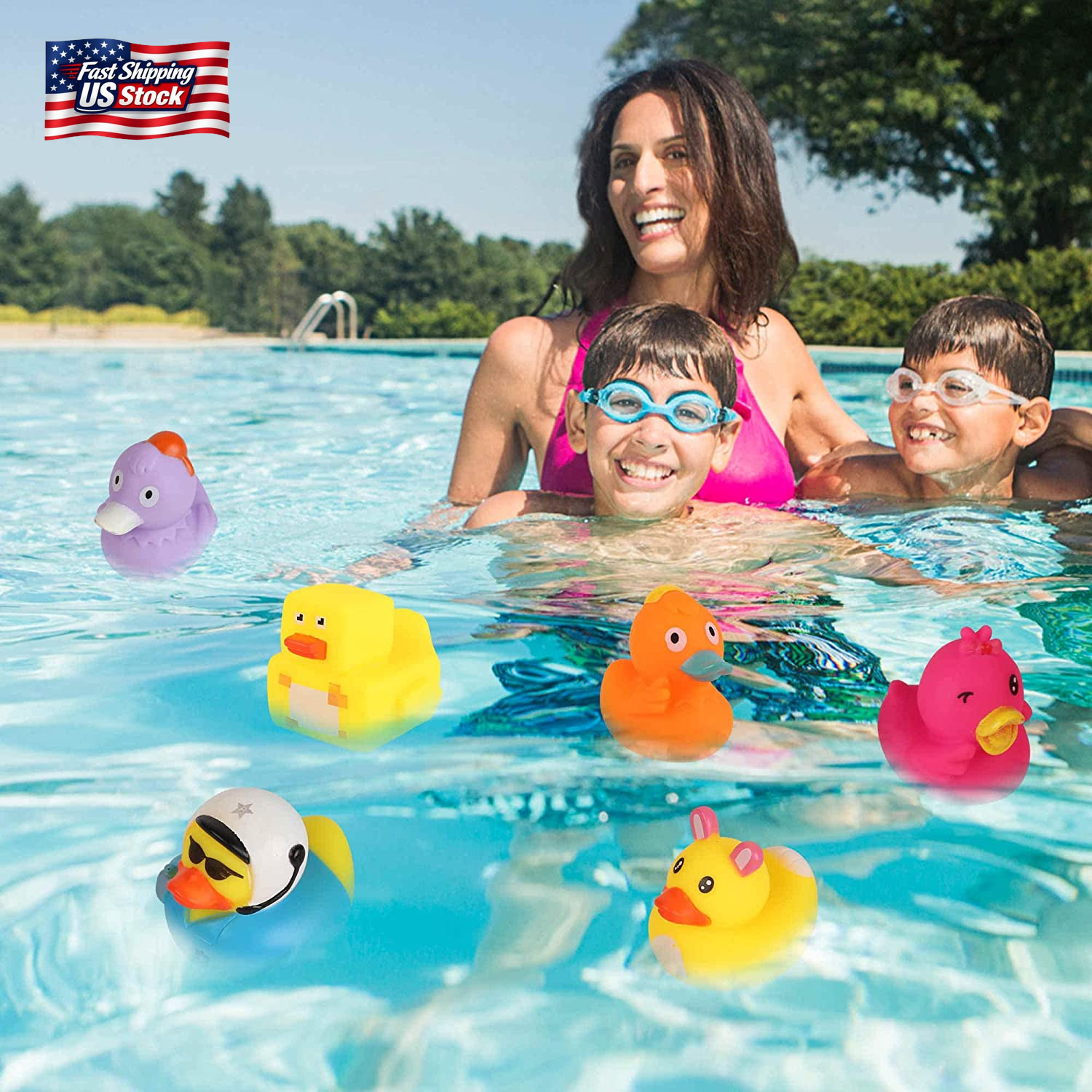 Arttyma Rubber Ducks in Bulk,Assortment Duckies for Jeep Ducking Floater Duck Ba
