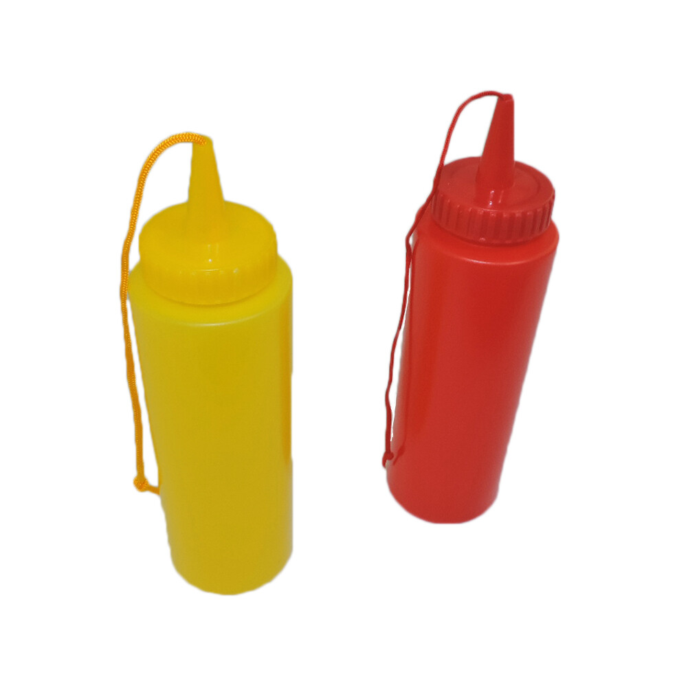 Ketchup & Mustard Fake Novelty Squirt Bottles Prank Joke Gag Gift