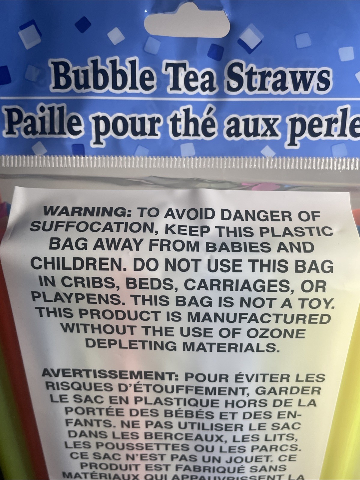 Boba Bubble Tea Smoothies Milkshakes Slushies Straws 50ct Colorful Neon New