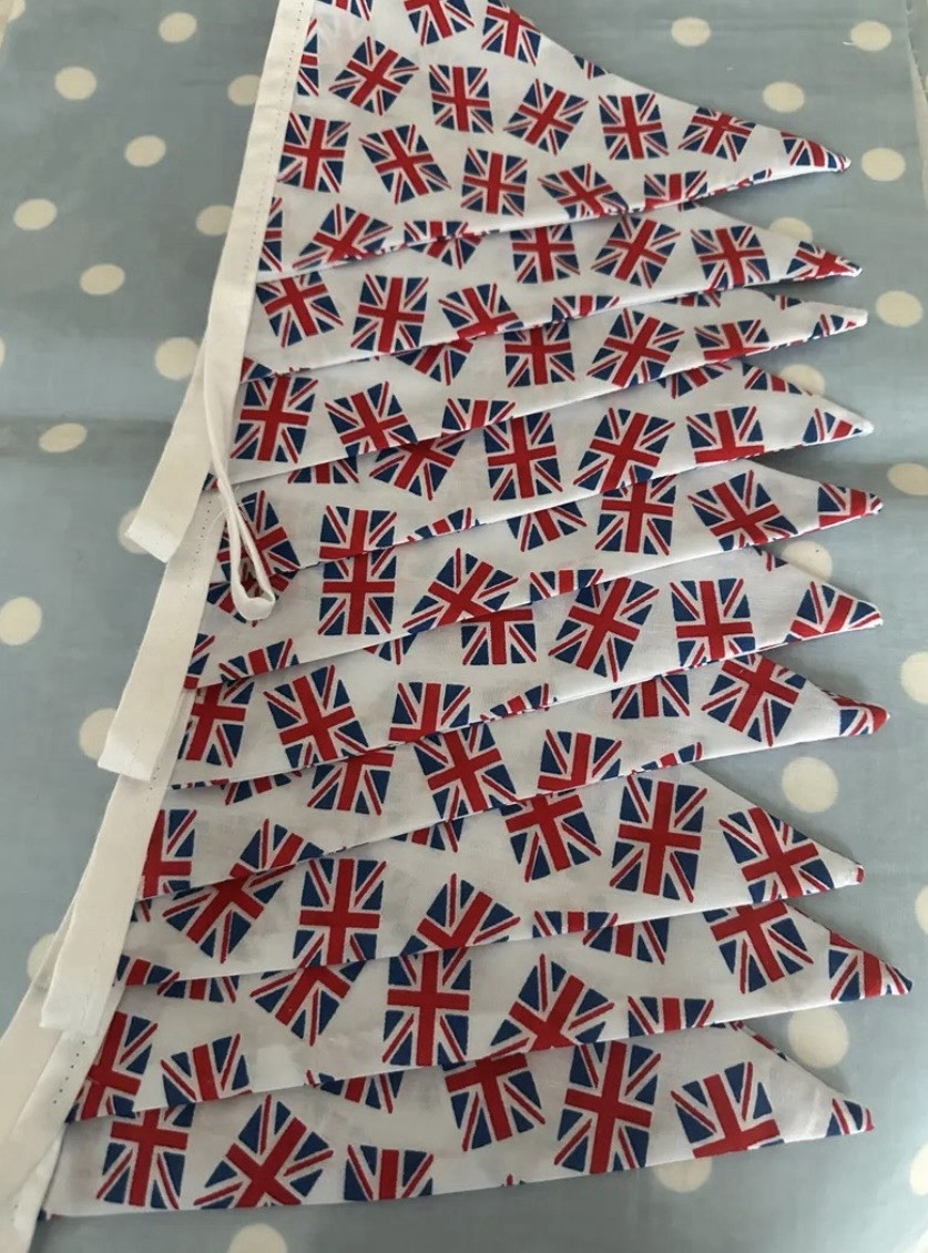 Union Jack Fabric Bunting