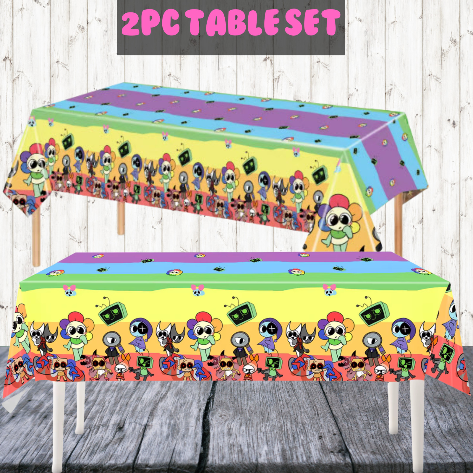 Dandys world PARTY SUPPLIES BIRTHDAY DECORATION BALLOON TABLEWARE SWIRL DISPlaY