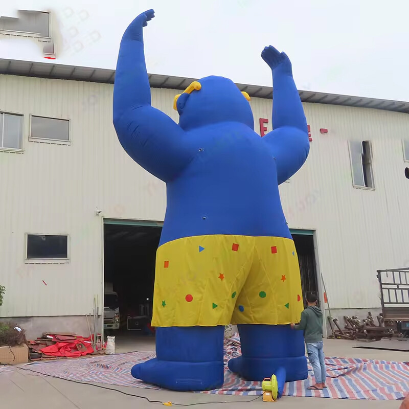 26ft Giant Inflatable Gorilla Fireworks Rocket Fire Arrow Replica Huge Cartoon
