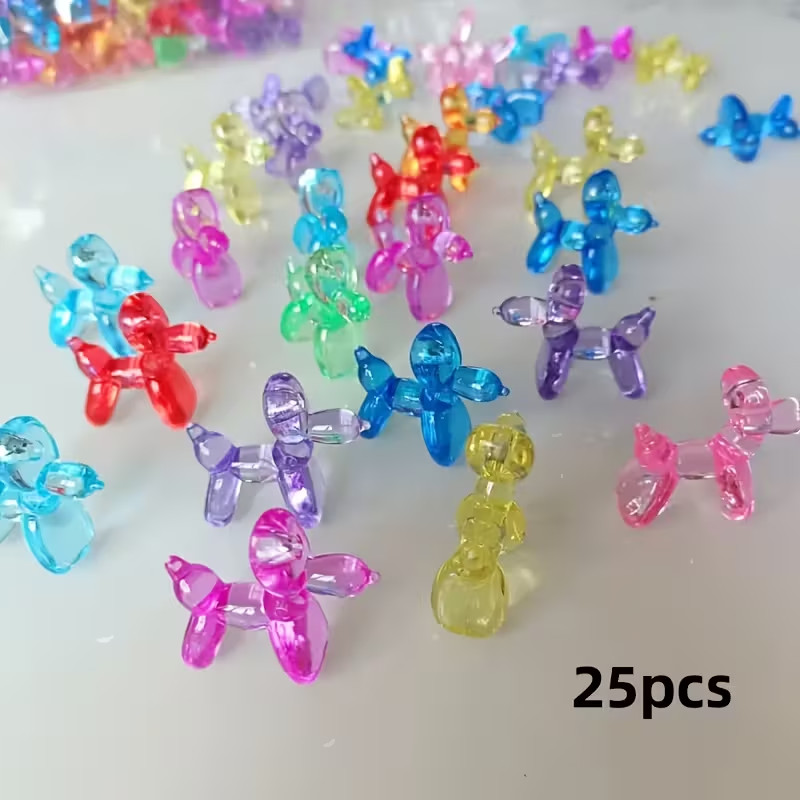 25pcs Resin Balloon Dog Set