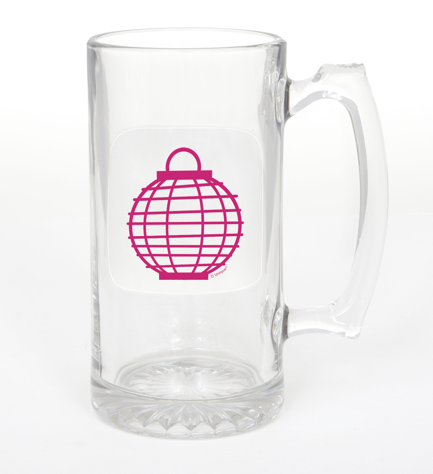 Minimalist Summer Fun Tropical Beach Luau Plastic Beverage Clings, 16 CT, Pink