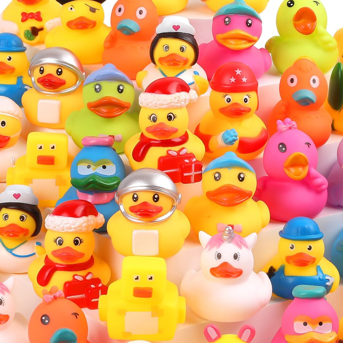 Rubber Ducks Bath Toy in Bulk, Assortment Jeep Ducks for Jeep Ducking, Pool Rubb