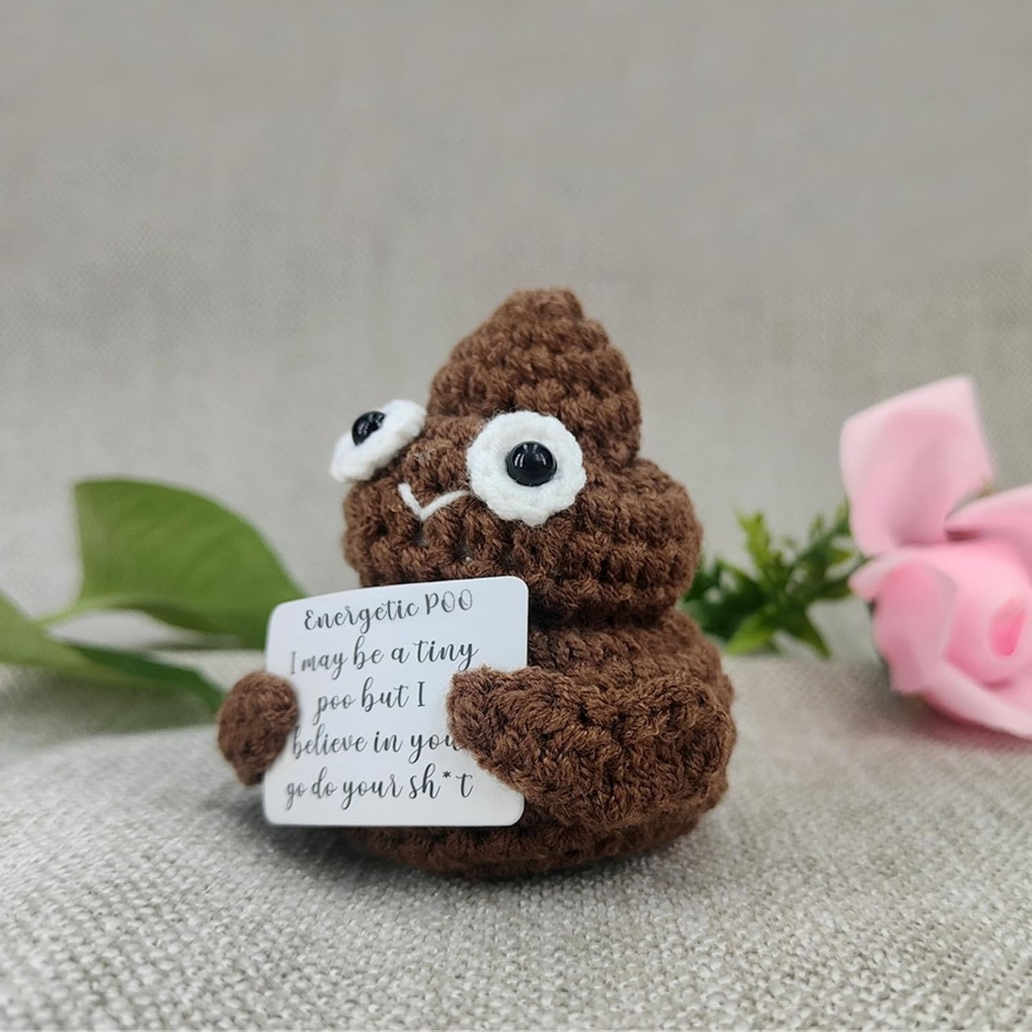 White Elephant Gifts Positive Mini Poop Cute and Funny Gag Gifts Suitable for…