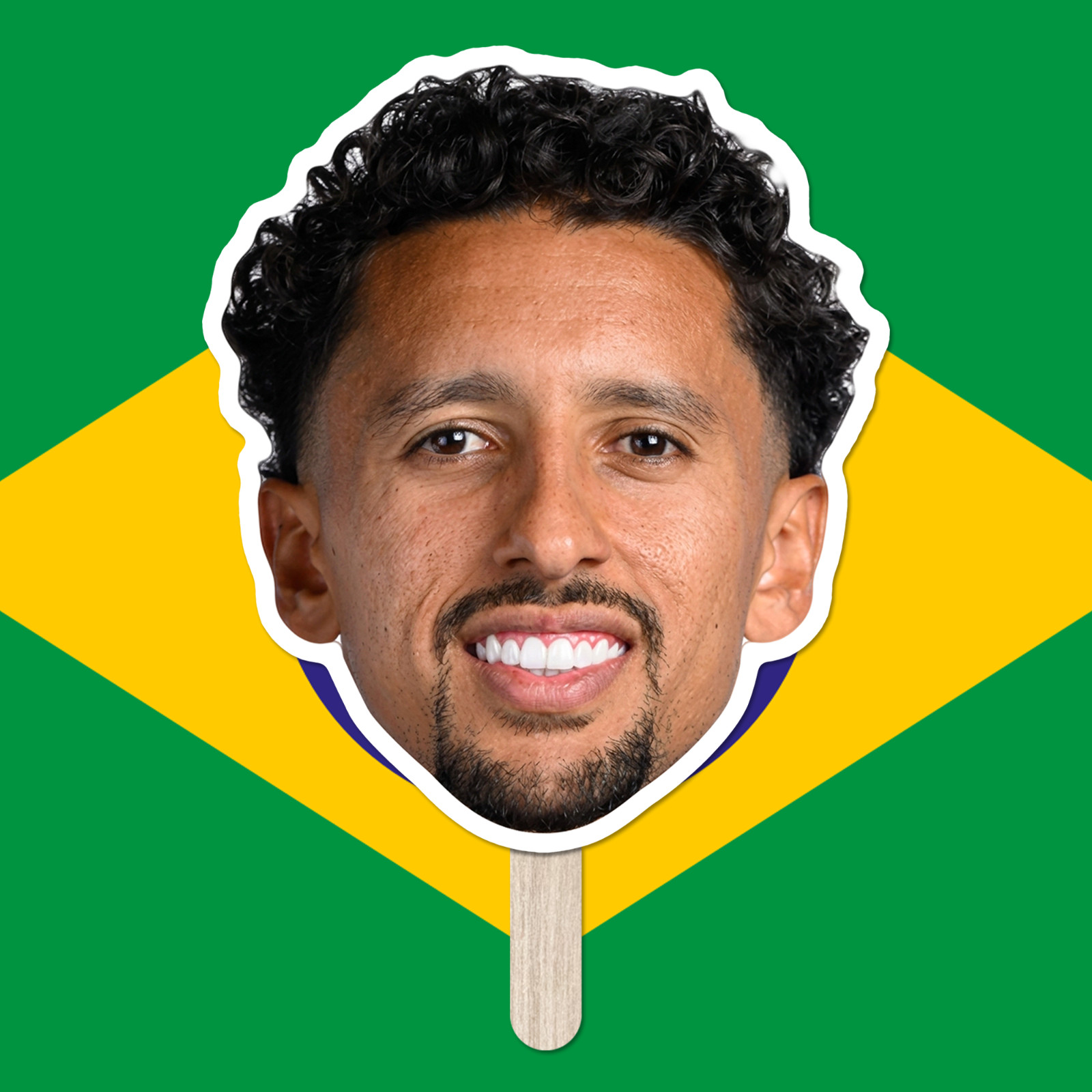 Brazil National Team Big Head Cutout – Neymar Jr, Vinicius Jr, Rodrygo