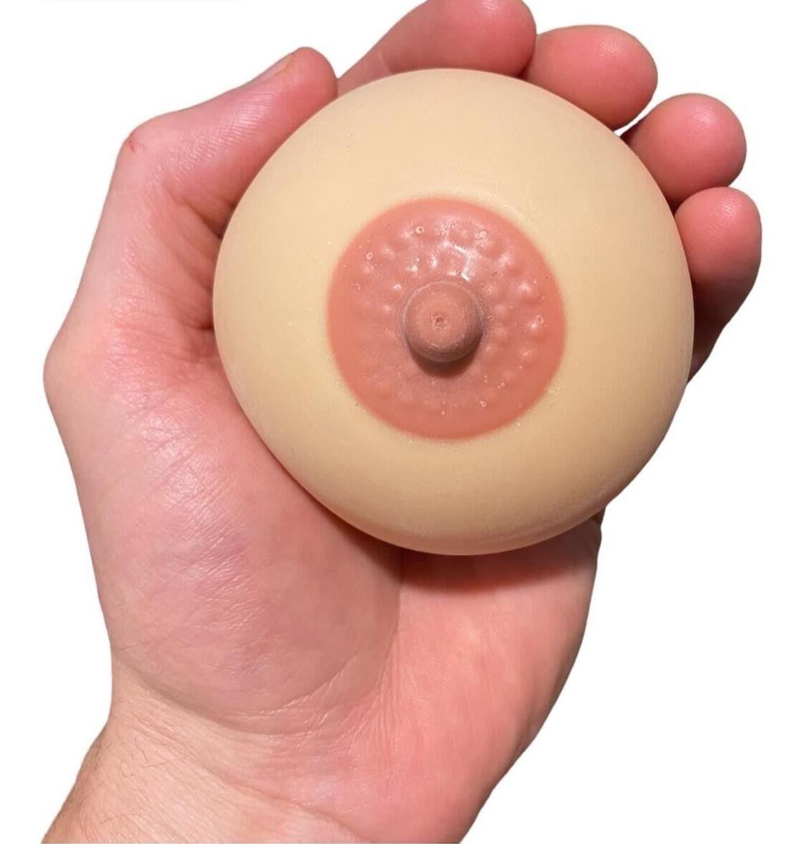 2pk Stress Boobs – Squeeze Boobies Feels Real! Adult Novelty Breast Man Toy Gift