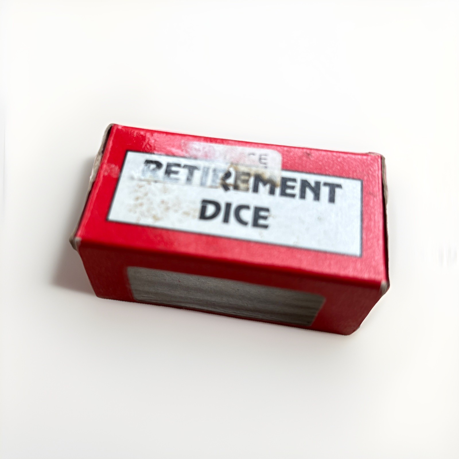 Vintage Retirement Dice 1994 Funny Gag Gift