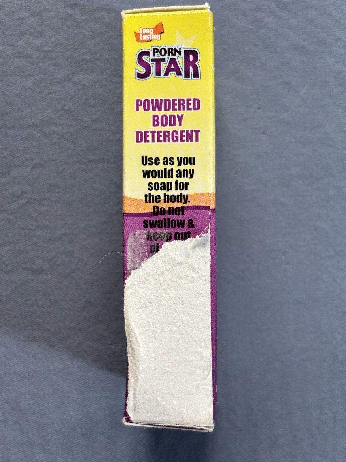 Porn Star Body Detergent Gag Gift Vintage Novelty Powdered Soap Box