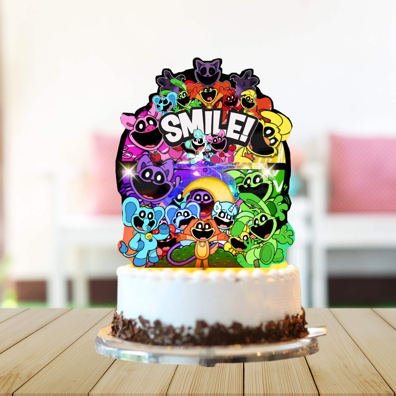 Smiling Plushy Tableware party supplies decoration balloons birthday centerpiece