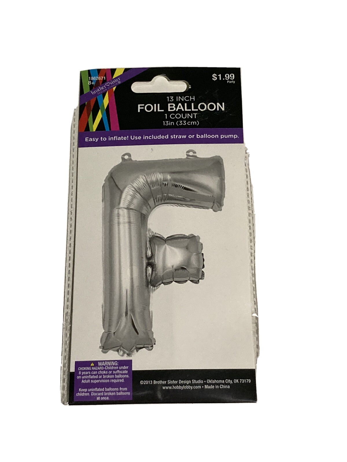 13 inch foil balloon (1 Count)