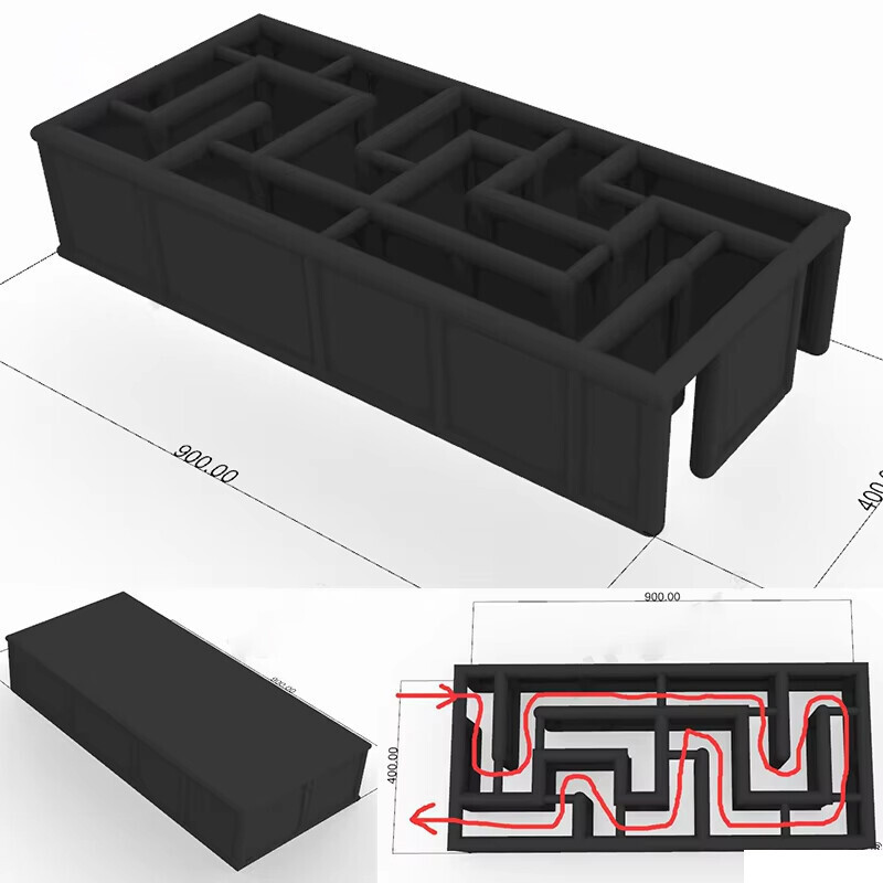Inflatable Halloween Haunted House Outdoor Inflatable Labyrinth Maze Game
