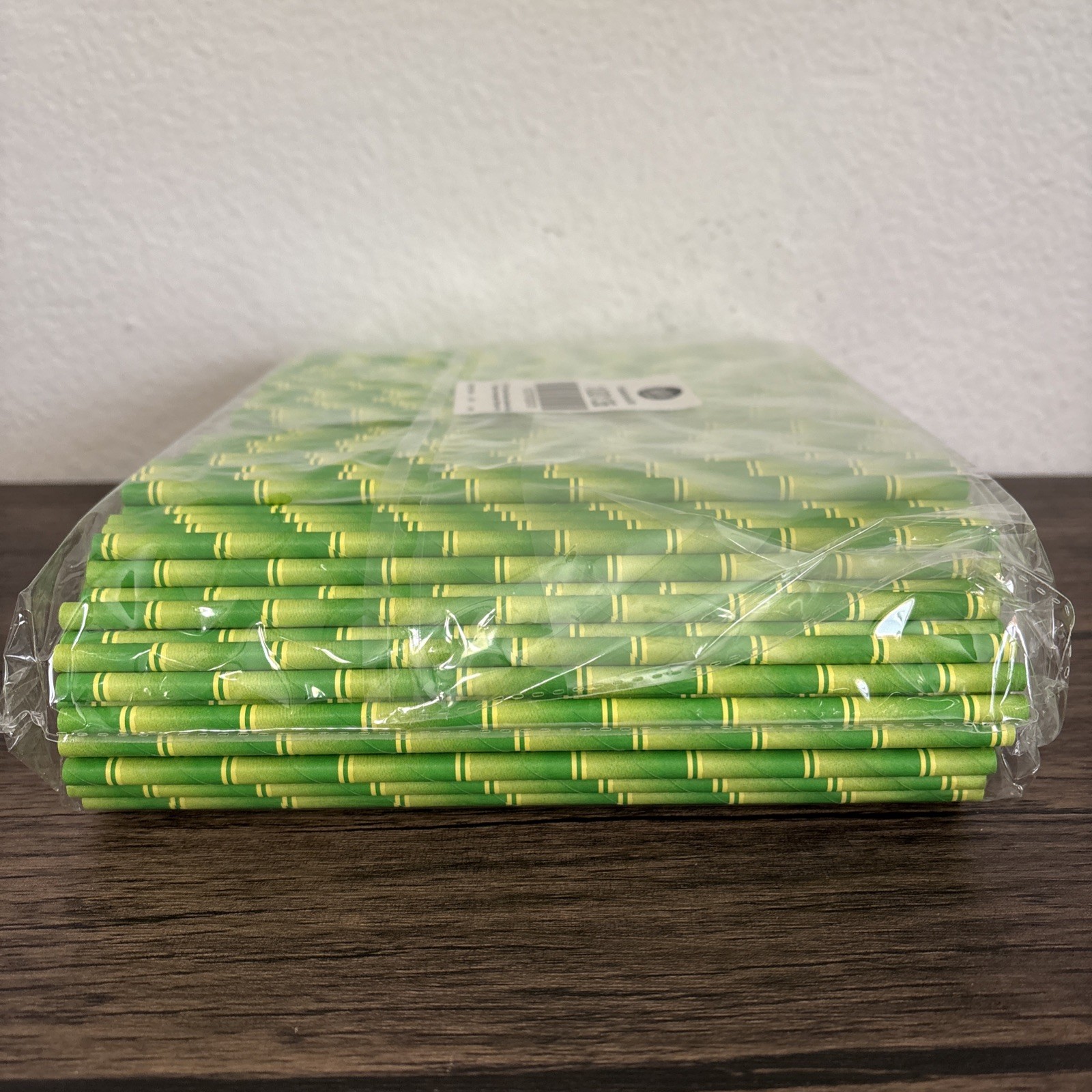 Biodegradable Bamboo Paper Drinking Straws 500 Wholesale Cost Tiki Party Wedding